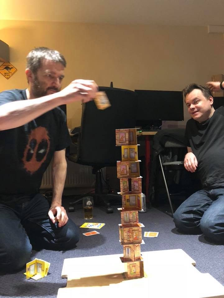 Al builds a tower