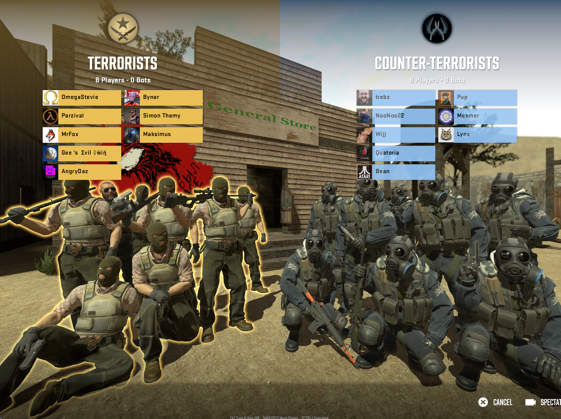 CS2 Teams